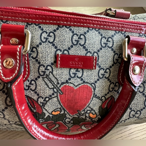 Gucci Monogram Tattoo Heart Joy Boston bag - Picture 12 of 12